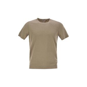 PT TORINO Men's Short Sleeve Crewneck Sweater Men Beige Sweaters & Cardigans